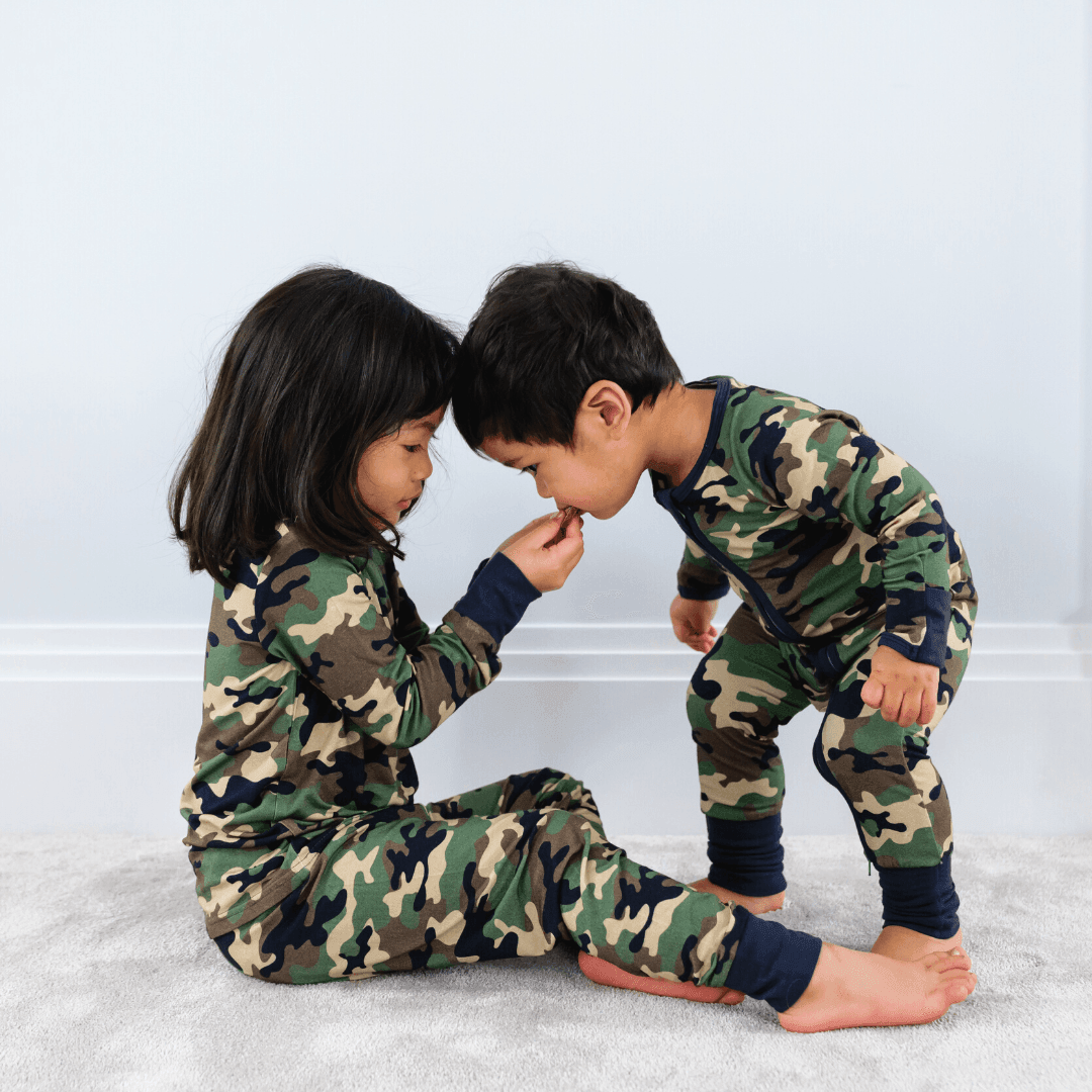 Children's PJ Set Camo - Zipster