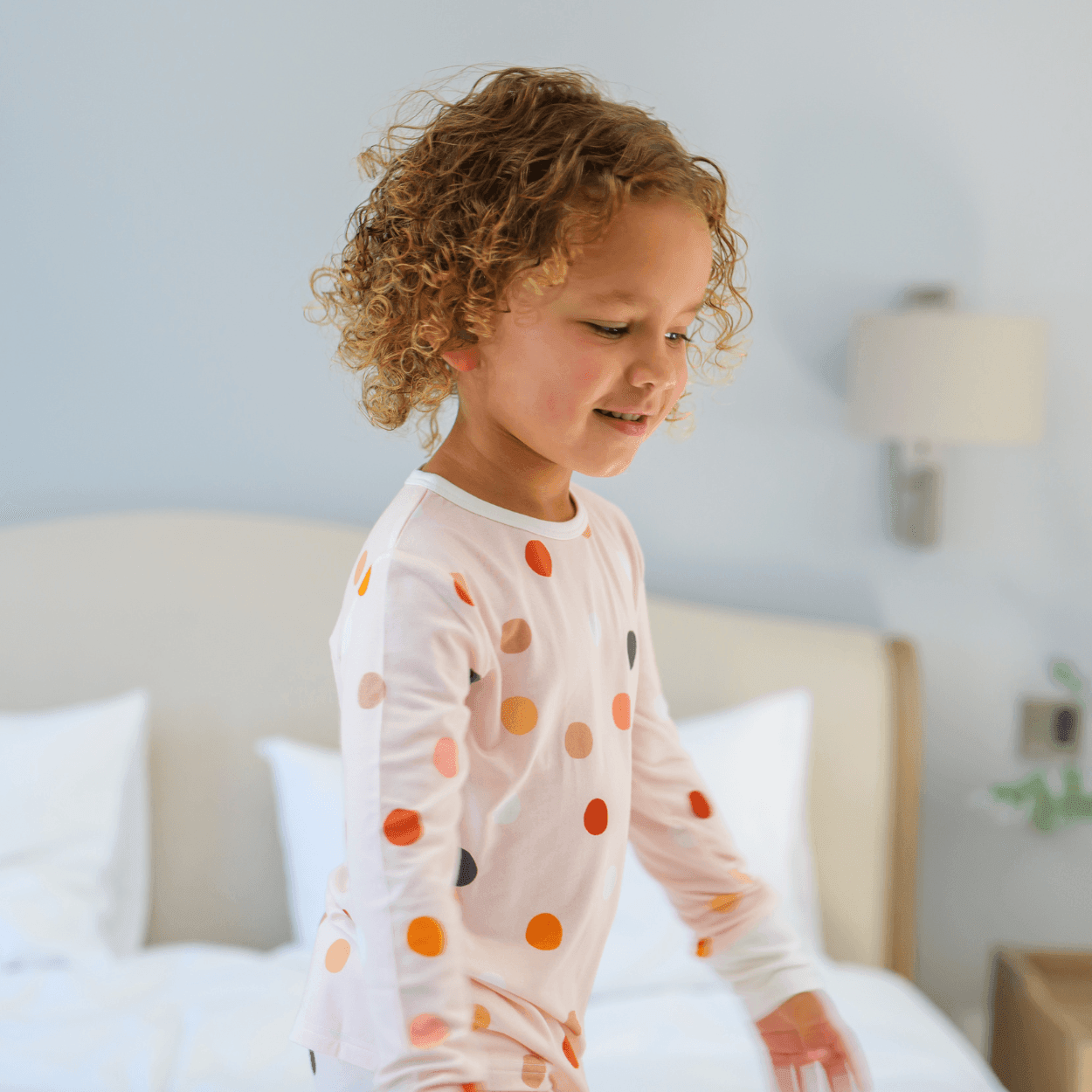 Children's PJ Set Polka Light - Zipster