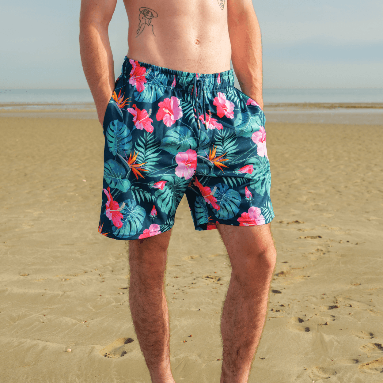 Mens Swimming Trunks Hawaii - Zipster