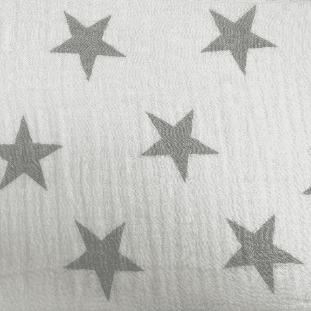 Stars Large Muslin Blanket - Zipster